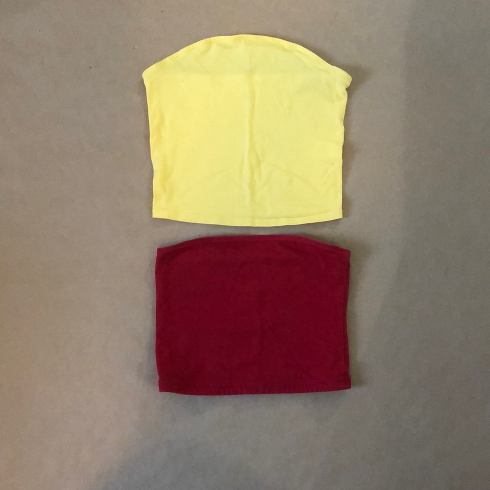 two tube tops for the price of one.